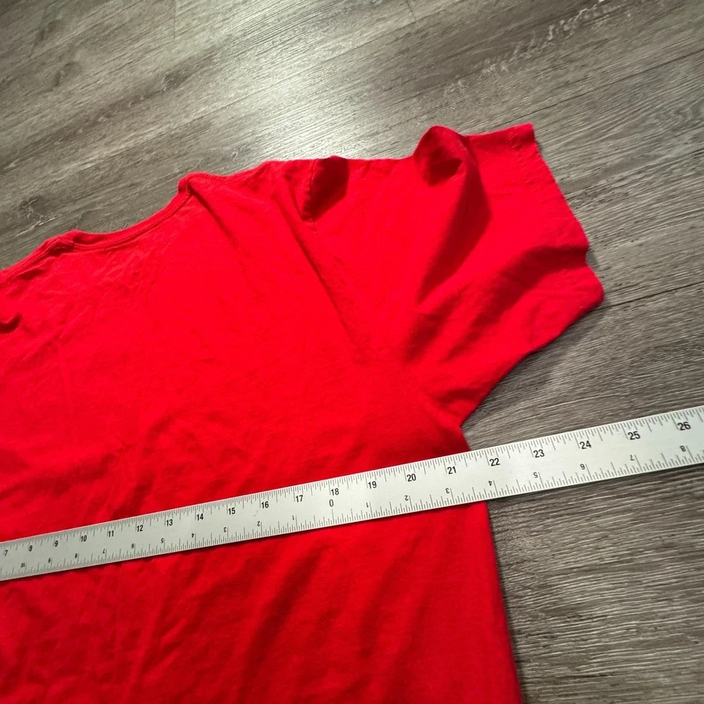 Los Angeles Clippers Shirt Mens XL‎ Red Adidas Logo Spellout Short Sleeve Tee